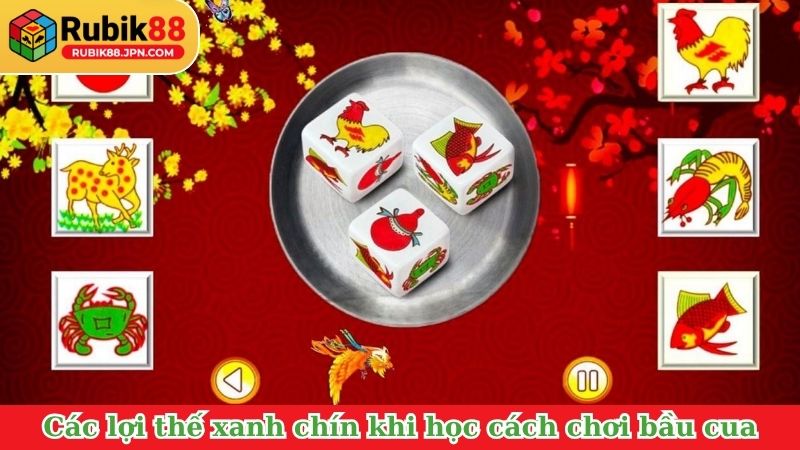 Các lợi thế xanh chín khi học cách chơi bầu cua tôm cá Rubik88