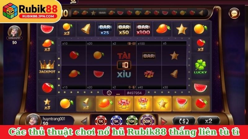 Các thủ thuật chơi nổ hũ Rubik88 thắng liên tù tì