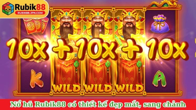 Nổ hũ Rubik88 có thiết kế đẹp mắt, sang chảnh