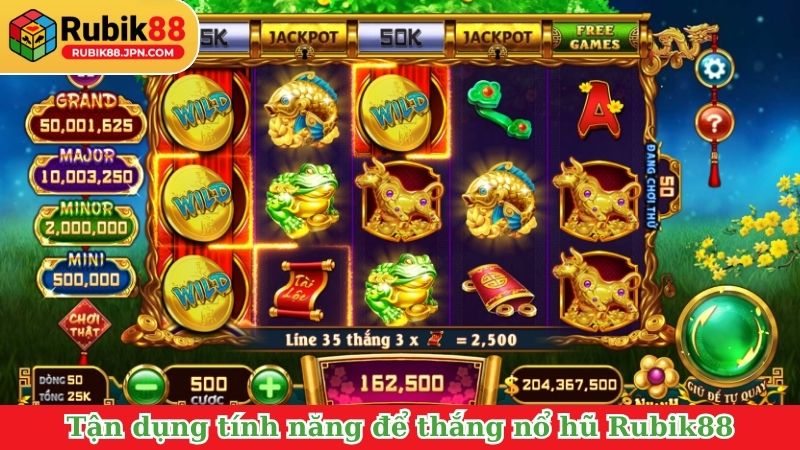 Tận dụng tính năng để thắng nổ hũ Rubik88