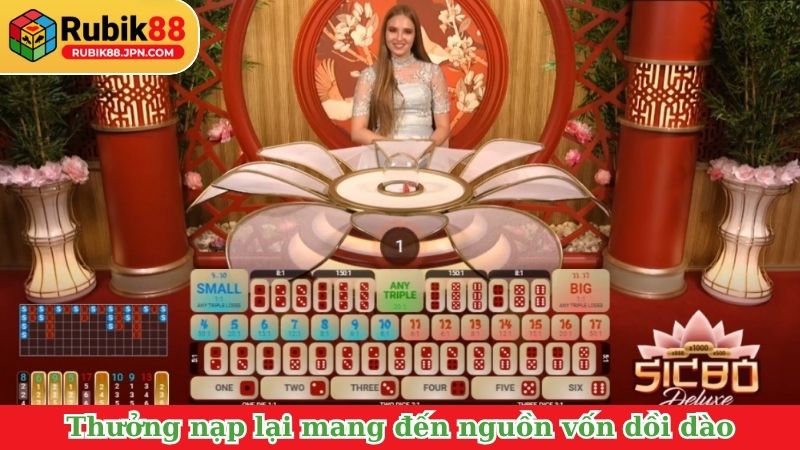Thưởng nạp lại mang đến nguồn vốn mà không cần đầu tư